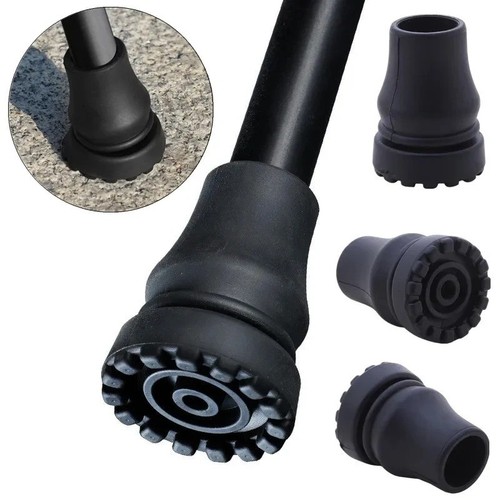 Rubber walking stick ferrules - stick,