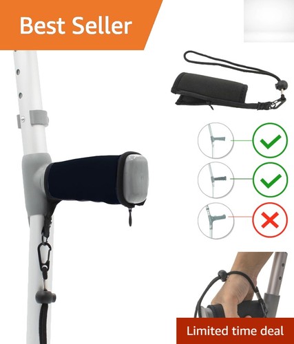 Stylish black neoprene - stylish, crutch