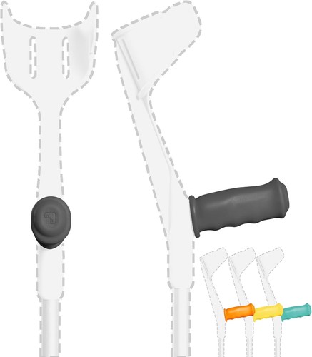 Sleeve crutch handle - my,