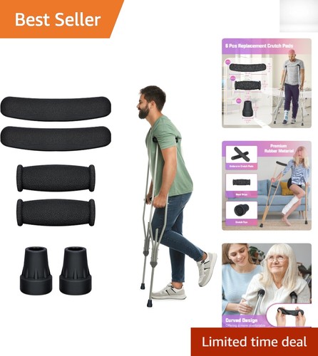 Piece crutch pads set for - 6-piece,