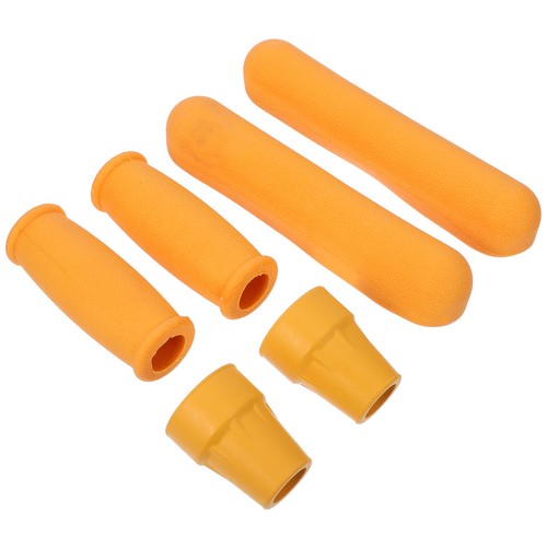 6pcs orange rubber - 6pcs,