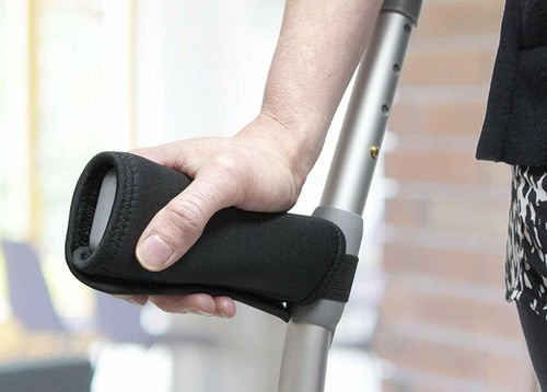 Crutch grip padded handle - crutch,